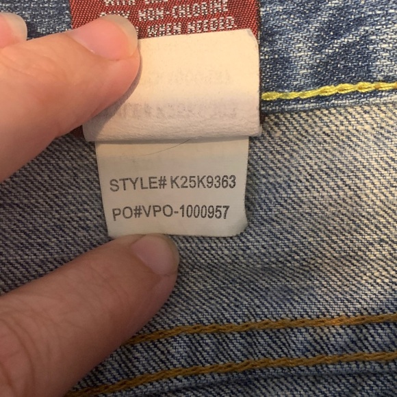 BONGO girls distressed patch unique vintage 90’s Denim Jeans 11 bootcut lowrise - Picture 4 of 12